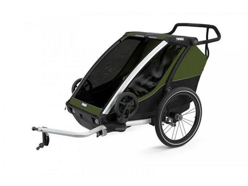 Thule Chariot Cab 2 - Fietskar - Cypres Green, Huis en Inrichting, Woonaccessoires | Overige, Zo goed als nieuw, Verzenden