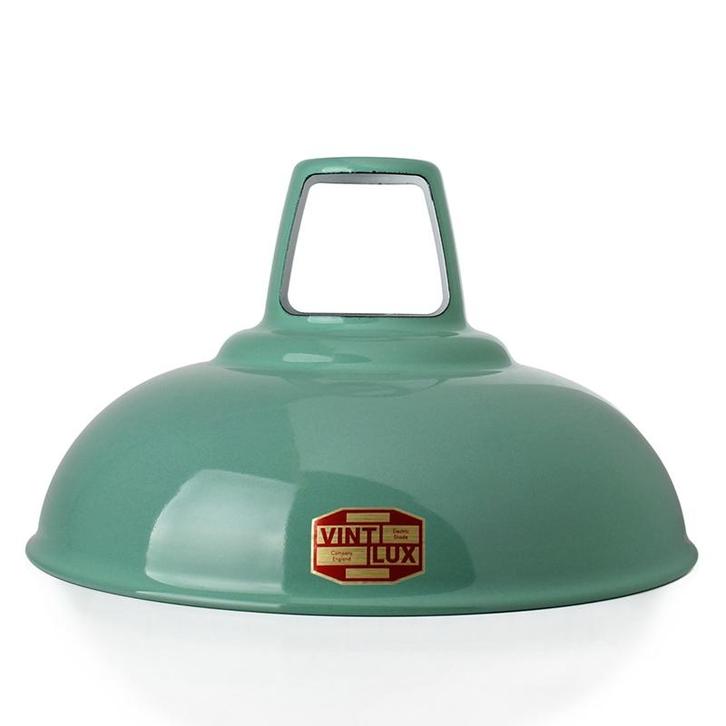 Vintlux Lampenkap 1933 Vintage Teal - Ø 30 cm - E27, Huis en Inrichting, Lampen | Lampenkappen