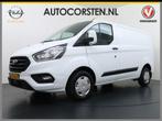 Ford Transit Custom 280 2.0TDCI 130PK L1H1 3-Persoons Apple, Auto's, Stof, Gebruikt, Euro 6, Wit