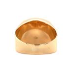 Gouden ring met groene spinel 14 krt, Sieraden, Tassen en Uiterlijk, Ringen, Ophalen of Verzenden, Nieuw