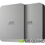 LaCie Mobile Drive 2TB Moon Silver, Computers en Software, Harde schijven, Verzenden, Nieuw, Lacie
