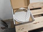 Regendouchekop Rond 20cm Chroom Hoofddouche met rubbere, Doe-het-zelf en Verbouw, Sanitair, Ophalen of Verzenden, Nieuw, Chroom