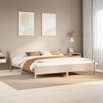 vidaXL Bedframe zonder matras massief grenenhout 180x200 cm, Huis en Inrichting, Slaapkamer | Bedden, Eenpersoons, Bruin, Verzenden