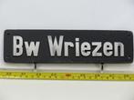 Lokschild BW Wriezen (Spoorwegen 1:1), Verzamelen, Spoorwegen en Tramwegen, Ophalen of Verzenden, Gebruikt, Overige typen