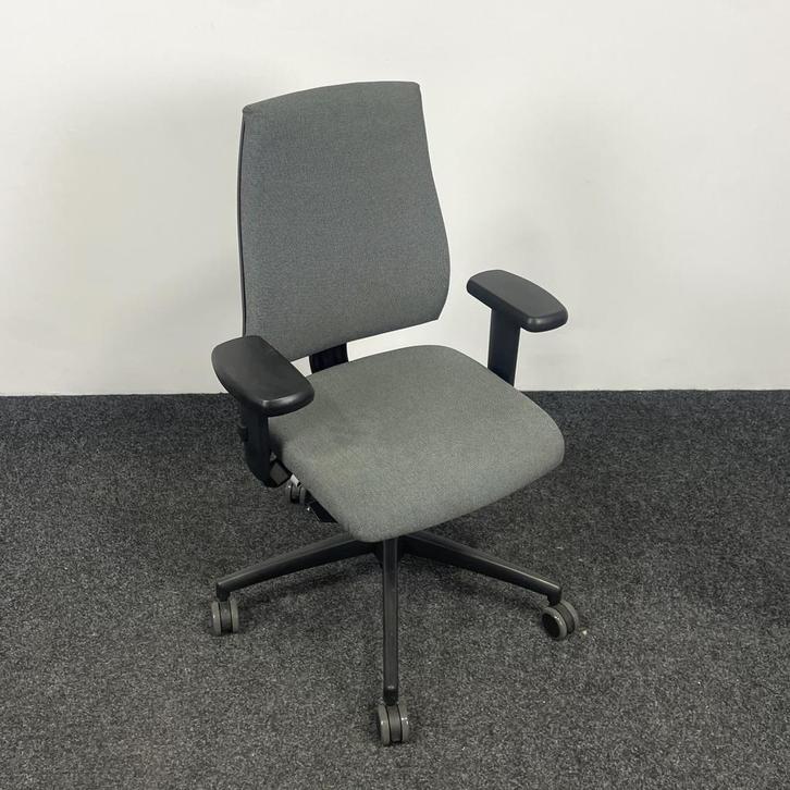 Interstuhl Bureaustoel - Grijs, Huis en Inrichting, Bureaustoelen, Bureaustoel, Gebruikt, Ergonomisch, Ophalen of Verzenden