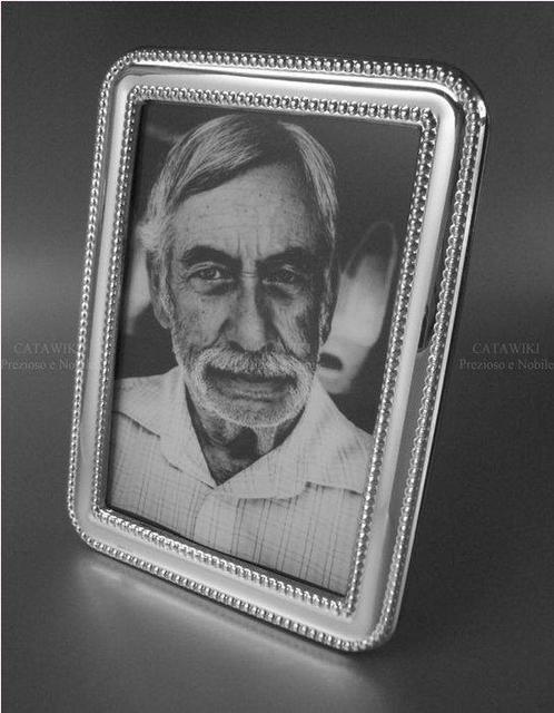 Fotolijst - Fotolijst 925 Sterling Zilver eenvoudig, Antiek en Kunst, Antiek | Goud en Zilver