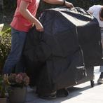 BBQ Hoes - Scheurbestendig - 80x90 cm - Zwart, Tuin en Terras, Verzenden, Zo goed als nieuw