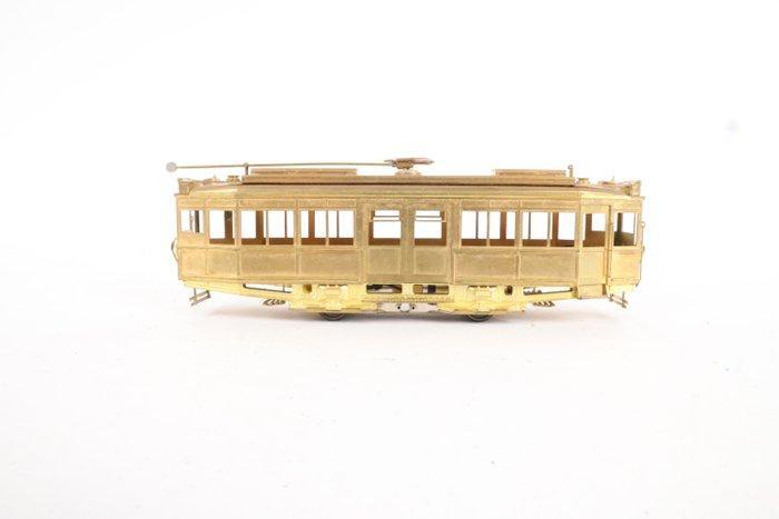 merk niet bekend H0 - Modeltram (1) - Messing motorwagen, Hobby en Vrije tijd, Modeltreinen | H0