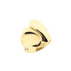 Gouden dynamische ring (opvallende ring, grote ring), Sieraden, Tassen en Uiterlijk, Ringen, Gebruikt, Overige kleuren, 19 tot 20
