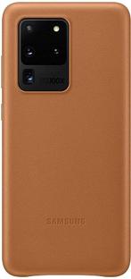 Samsung Leather Cover - Samsung Galaxy S20 Ultra - Bruin, Telecommunicatie, Nieuw, Ophalen of Verzenden