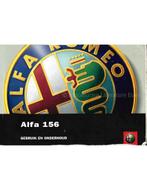 2003 ALFA ROMEO 156 INSTRUCTIEBOEKJE NEDERLANDS