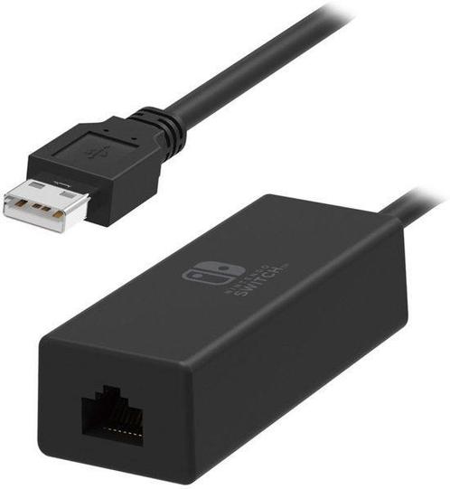 Nintendo Switch Lan Adapter – Hori Switch Morgen in huis!, Spelcomputers en Games, Spelcomputers | Overige, Zo goed als nieuw