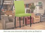 Leren eetkamerstoel Comfort - Hermes Lime (felgroen) -, Huis en Inrichting, Stoelen, Overige kleuren, Nieuw, Leer, Ophalen of Verzenden
