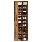 vidaXL Schoenenkast 54x34x183 cm spaanplaat oud hout, Verzenden, Nieuw