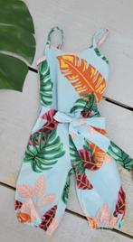 Baby meisjes jumpsuit met bloemenprint, Kinderen en Baby's, Babykleding | Baby-kledingpakketten, Verzenden, Nieuw, Overige maten
