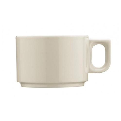 GGM Gastro | (12 stuks) PERA Creme - Koffie-/ theekop - 250, Huis en Inrichting, Keuken | Servies, Effen, Nieuw, Kop(pen) en/of Schotel(s)
