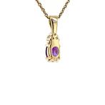 Audrey hanger 14 krt - Violet, Sieraden, Tassen en Uiterlijk, Ophalen of Verzenden, Nieuw