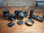 Olympus OM-1n MD + Winder + Zuiko lenzen: 135mm / 50mm /, Nieuw