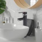 Wastafelkraan Zwart Chroom | Vrijstaand | Premium | OP=OP, Minder dan 50 cm, Nieuw, Ophalen of Verzenden, Minder dan 25 cm