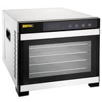 Voedseldroger | 6 Niveaus (275x300mm) | 35°C/75°C | 0.65kW, Verzenden, Nieuw in verpakking