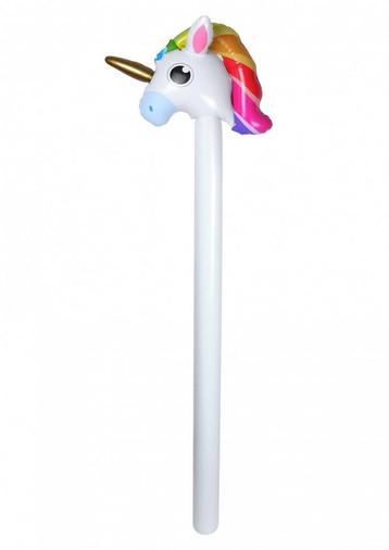 Opblaas Unicorn stokpaardje 110 cm beschikbaar voor biedingen