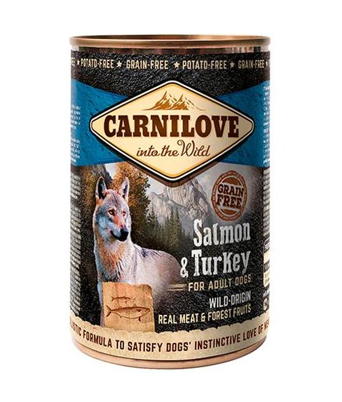 Carnilove Dog Blik Adult Kalkoen & Zalm, Dieren en Toebehoren, Dierenvoeding, Ophalen of Verzenden