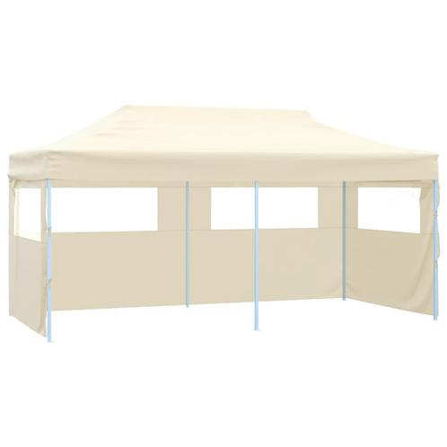 vidaXL Partytent met 4 zijwanden inklapbaar 3x6 m staal, Tuin en Terras, Partytenten, Partytent, Nieuw, Verzenden