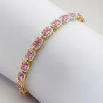 Zonder minimumprijs - Armband Zilver Saffier - Tennis, Nieuw