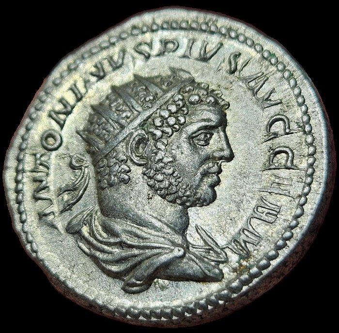 Romeinse Rijk. Caracalla (198-217 n.Chr.). Antoninianus Roma, Postzegels en Munten, Munten | Europa | Niet-Euromunten