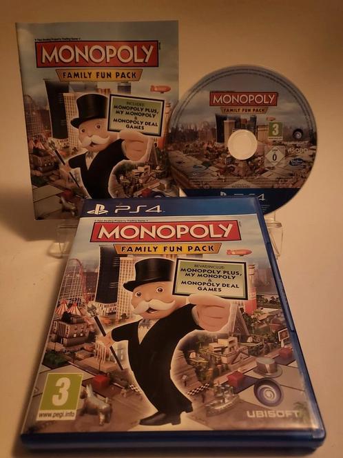 Monopoly Family Fun Pack Playstation 4, Spelcomputers en Games, Games | Sony PlayStation 4, Ophalen of Verzenden