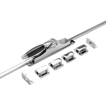 Deur Espagnolet Deco met stangenset 2x150cm glanzend nikk... beschikbaar voor biedingen