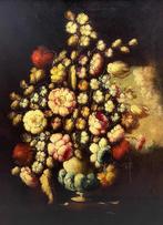 Flemish School (XX) - Still life of flowers - NO RESERVE, Antiek en Kunst