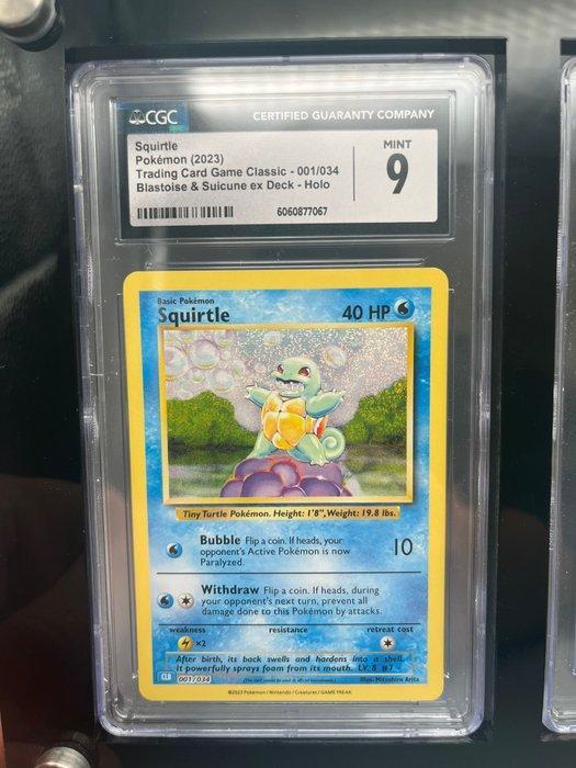 Pokémon - 3 Graded card - Blastoise, Squirtle, Wartortle, Hobby en Vrije tijd, Verzamelkaartspellen | Pokémon
