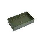 Wastafel Vincenza 60x36x13cm mat groen, Doe-het-zelf en Verbouw, Sanitair, Verzenden, Nieuw