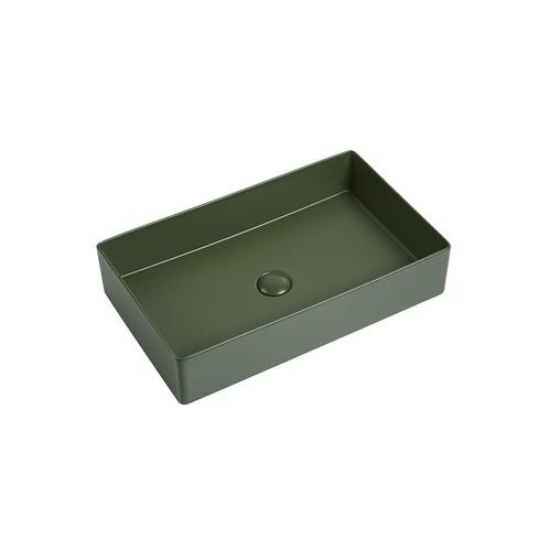 Wastafel Vincenza 60x36x13cm mat groen, Doe-het-zelf en Verbouw, Sanitair, Verzenden