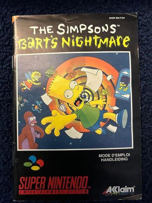 Nintendo - Super Nintendo SNES - The Simpsons Barts, Spelcomputers en Games, Spelcomputers | Overige Accessoires