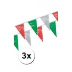3x Italie vlaggenlijnen 4 meter - Vlaggenlijnen, Nieuw, Verzenden