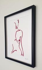 Liesens - Red abstract girl, Antiek en Kunst