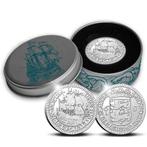 Officiële Herslag: Scheepjesschelling 2023 Zilver 1 ounce, Postzegels en Munten, Munten | Nederland, Verzenden