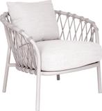 Stern nKlea Loungestoel Aluminium/Koord inclusief kussenset, Ophalen of Verzenden, Nieuw