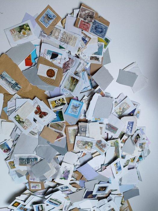 Wereld - Kilowaar, 1 kg groot formaat onafgeweekt, Postzegels en Munten, Postzegels | Amerika