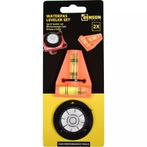 Benson Waterpas Set - Hoek- en Rondmodel - Kunststof - Co..., Doe-het-zelf en Verbouw, Gereedschap | Handgereedschap, Ophalen of Verzenden