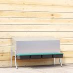 vidaXL Kippennestkast 3 compartimenten met poten, Verzenden, Nieuw