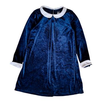 Velvet dress with collar - 6Y beschikbaar voor biedingen