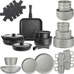 Keukenstartersset voor 6 personen met servies, pannen en mee, Nieuw