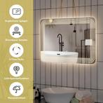 Badkamerspiegel met verlichting - Wandspiegel - 70x50 cm - C, Verzenden, Zo goed als nieuw
