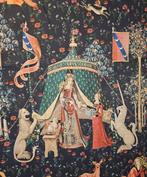 300x280cm! Renaissance-luxe stof met eenhoorns - klassiek