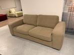 Bank Stof canvas groen beige bankstel lounge, Huis en Inrichting, Banken | Bankstellen, Ophalen, Rechte bank, Stof, 200 tot 250 cm