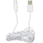 Benson USB naar Type C kabel - 2 meter - wit - duurzaam e..., Ophalen of Verzenden, Nieuw