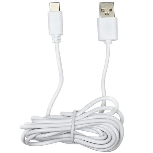 Benson USB naar Type C kabel - 2 meter - wit - duurzaam e..., Telecommunicatie, Mobiele telefoons | Telefoon-opladers, Nieuw, Ophalen of Verzenden